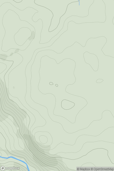 Thumbnail image for Dinas Mawr [Llandudno to Wrexham] showing contour plot for surrounding peak